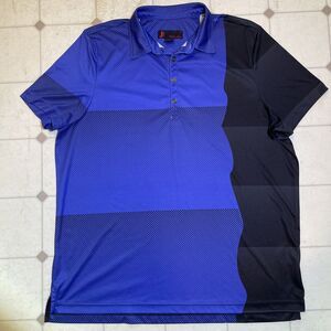 Jamie Sadock Polo Golf Shirt Mens Size XL Performance Wicking Stretch Pattern‎